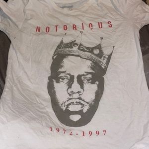The Notorious B.I.G. shirt from fashion nova